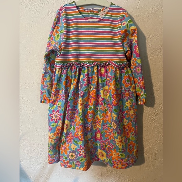 Hanna Andersson colorful long sleeve dress - Picture 1 of 5